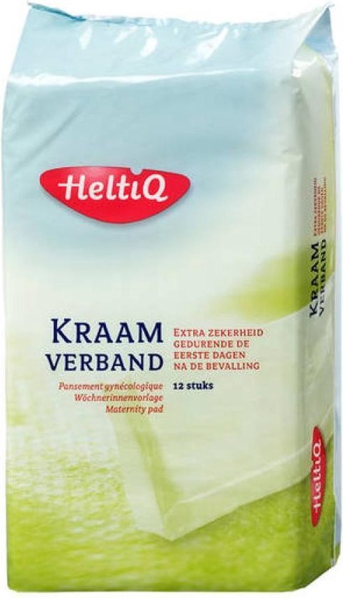 Heltiq Kraamverband - 12 Stuks - Maandverband | bol.com