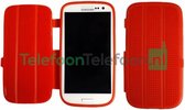 Silicone Bookcase Slimfit voor Galaxy S3 i9300