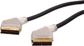 Valueline SCART 44/5 SCART-kabel 5 m SCART (21-pin) Zwart, Grijs