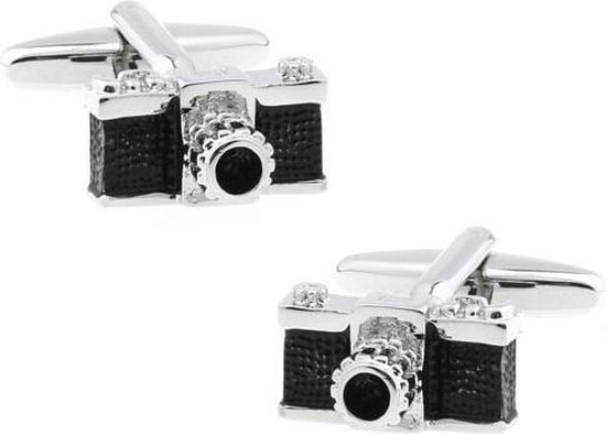 Treasure Trove® Camera Camera Boutons de manchette Photographer - Hommes - Femmes - Noir