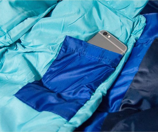Coleman Fision 100 Mummy Slaapzak - 208 x 81 cm - Blauw van Coleman — afbeelding 5