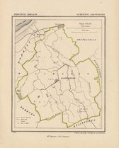 Historische kaart, plattegrond van gemeente Aagtekerke in Zeeland uit 1867 door Kuyper van Kaartcadeau.com