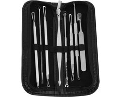XL set – Mee-eters & Acne Verwijderen Set - RVS Blackhead Killer Comedonenlepel - Comedonendrukker…