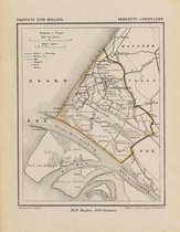 Historische kaart, plattegrond van gemeente s Gravesande in Zuid Holland uit 1867 door Kuyper van Kaartcadeau.com