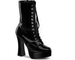 Pleaser - ELECTRA-1020 Plateau Laarzen - US 14 - 45 Shoes - Zwart