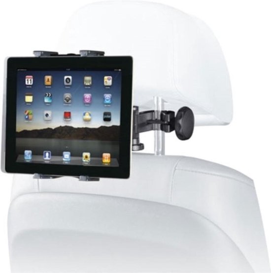 Shop4 - Universele Tablethouder Auto Hoofdsteun Arm voor 7-11 inch tablets