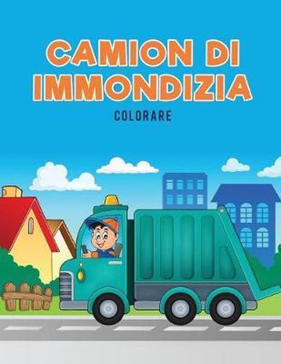 Camion di immondizia Colorare - cover