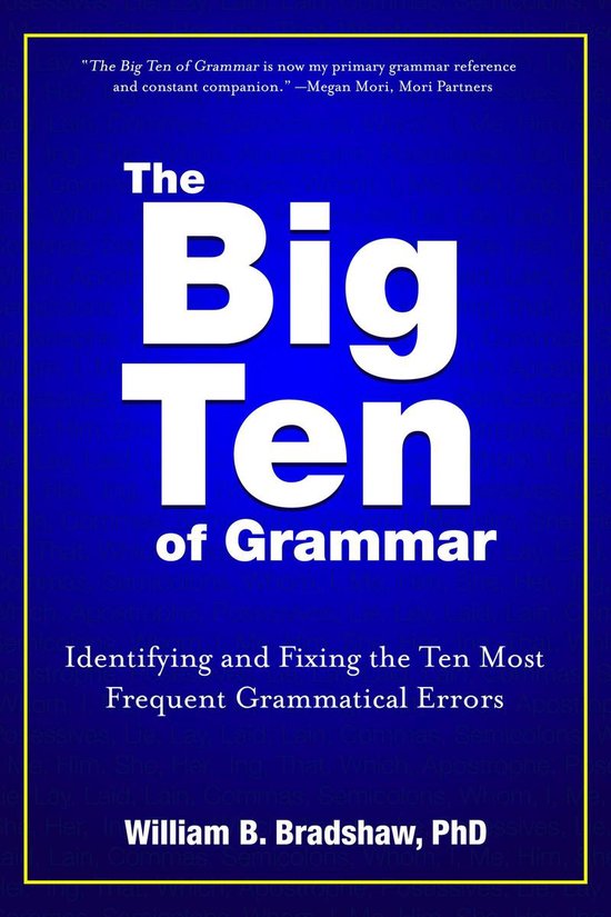 The Big Ten of Grammar - cover