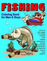 Fishing Coloring Book for Men & Boys