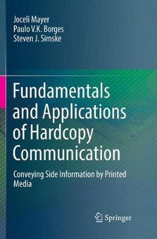 Fundamentals and Applications of Hardcopy Communication - cover