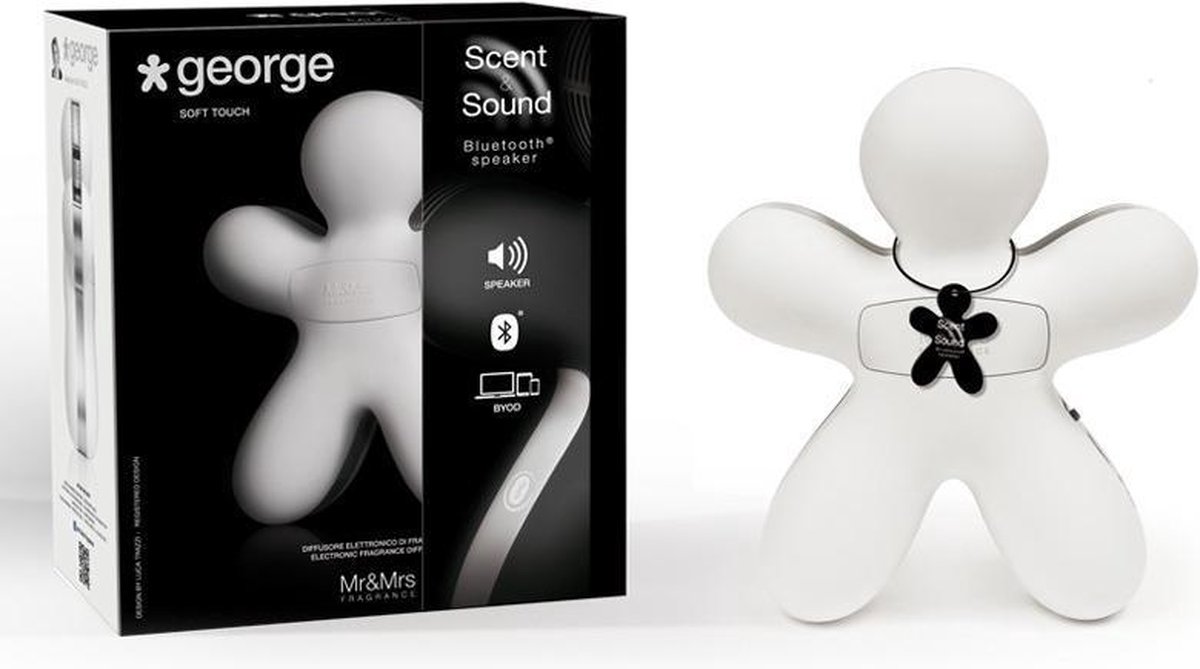 Mr&Mrs Fragrance George Soft Touch - Bluetooth Luidspreker met