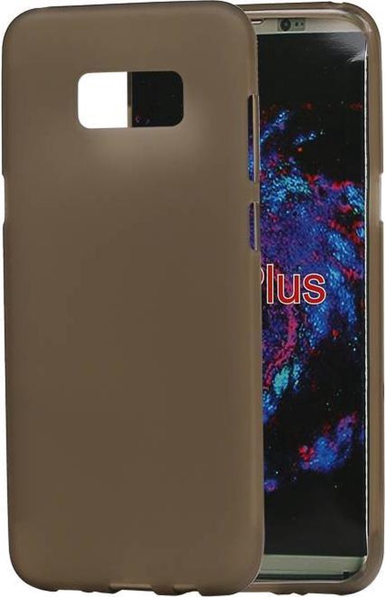 BestCases.nl Samsung Galaxy S8+ Plus TPU back case hoesje transparant Grijs