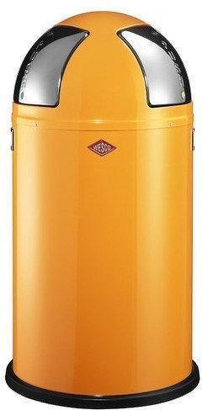 Wesco Push Two Prullenbak - 50 l (2x25 l) - Oranje | bol.com