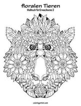 Malbuch mit floralen Tieren fur Erwachsene 2