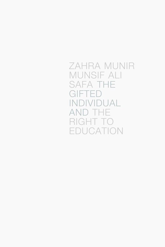 The Gifted Individual and the Right to Education - cover