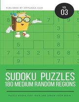 Sudoku Puzzles - 180 Medium Random Regions