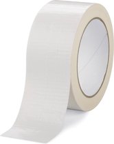 Duct tape wit - 50 mm x 50 m x 2 rollen