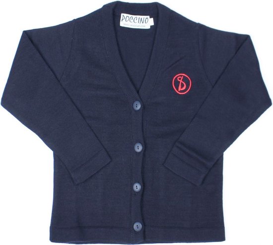 Sint-Ludgardis schooluniform - Vest meisje - Donkerblauw - jaar