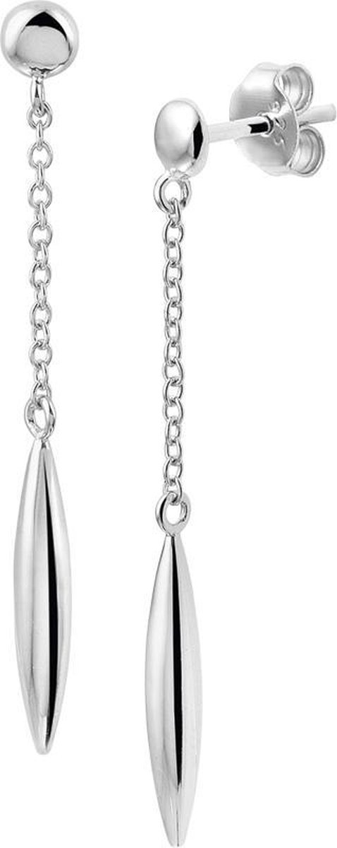 The Jewelry Collection Oorhangers - Zilver Gerhodineerd