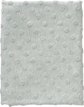 Cottonbaby Ledikantdekentje - Dot melee oudgroen - 120x150 cm