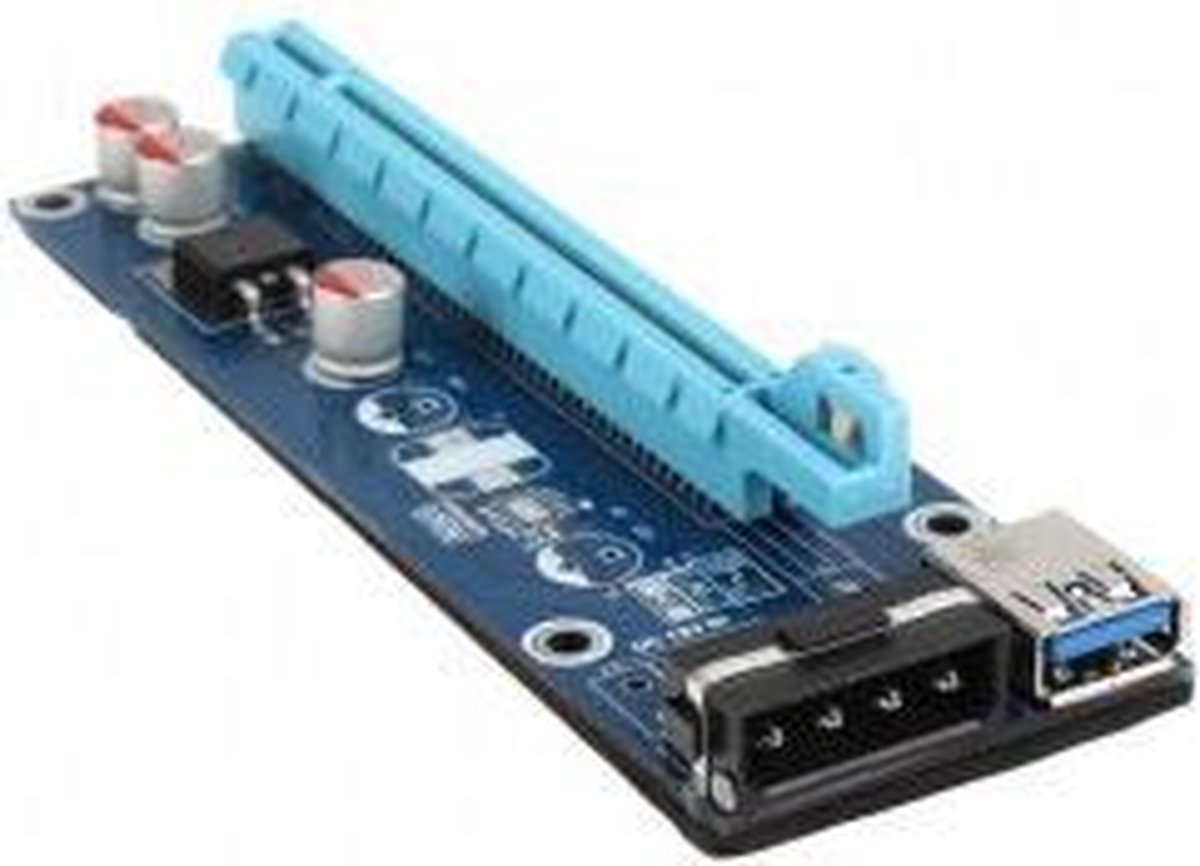 KOLINK PCI-E 1X POWERED RISER - MET USB 3.0 & Molex
