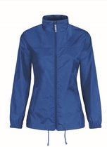 Vêtements de pluie pour femmes - Veste coupe-vent / imperméable Sirocco en bleu - adultes S (36) Cobalt