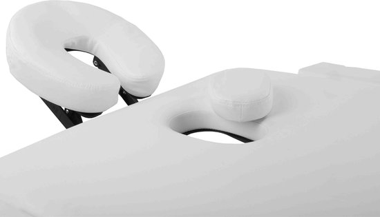 Canberra symbool aansporing Driedelige Massagetafel Wit (Aluminium) Fizzix | bol.com