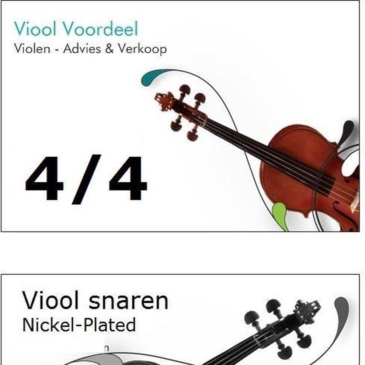 Verward Defilé Onophoudelijk 4/4 Viool Snaren Set Nickel Plated | bol.com