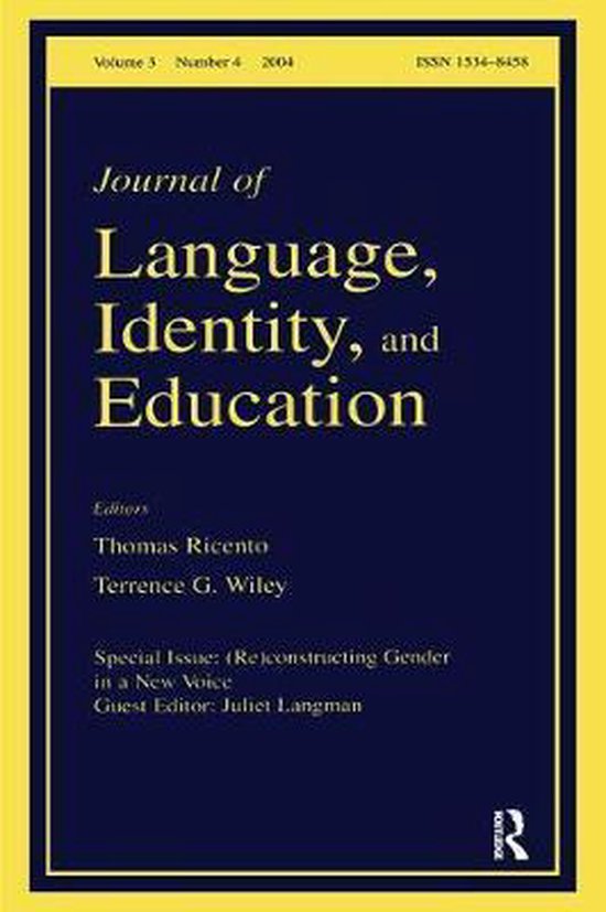 (Re)constructing Gender in a New Voice - cover