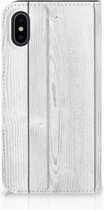 iPhone Xs Bookcase Design White Wood
