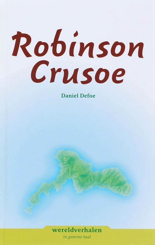 Cover van het boek 'Robinson Crusoe' van Daniel Defoe
