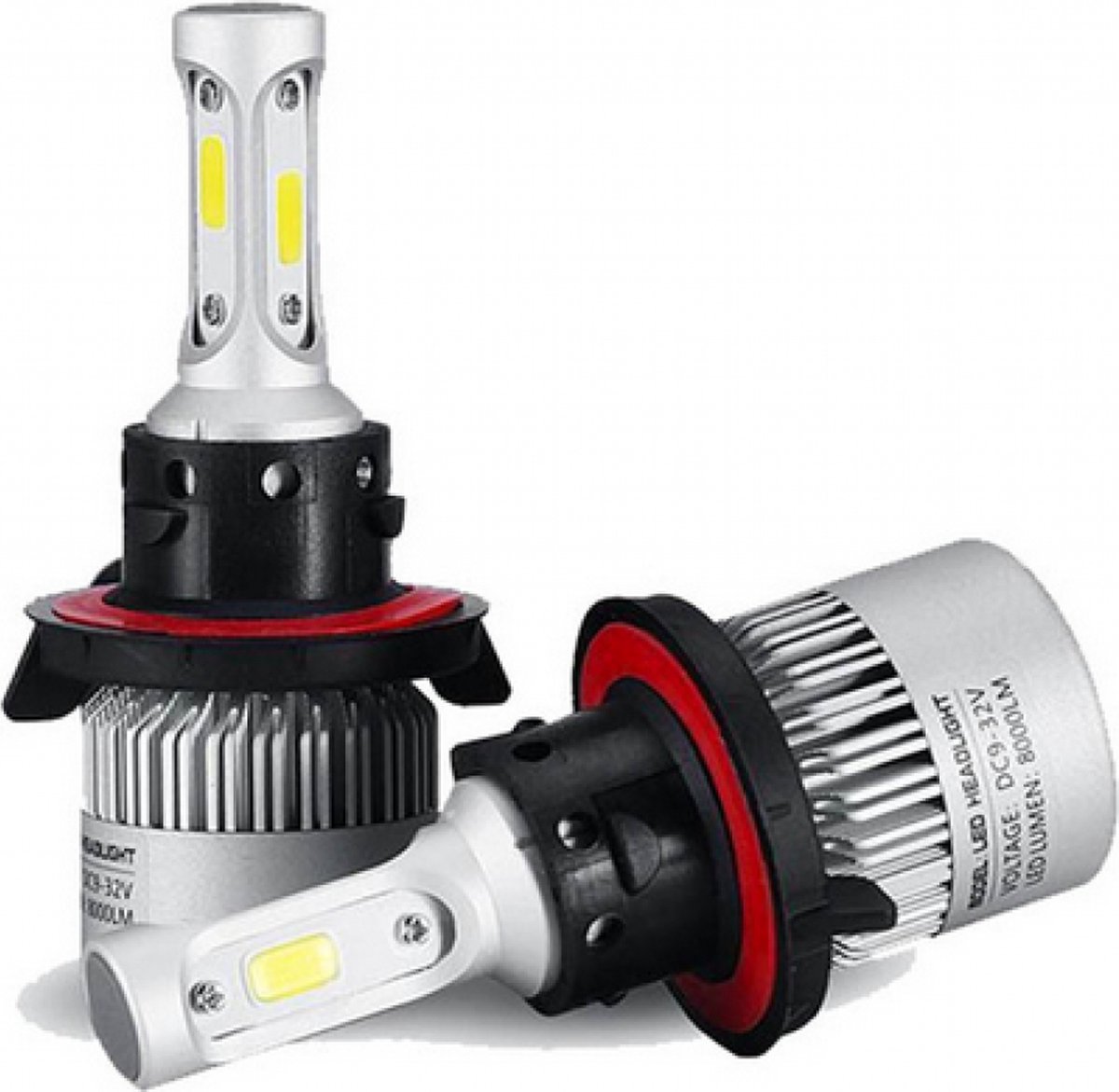 LED koplampen set HaverCo / H13 fitting / Waterproof / 36W 4000 lumen per lamp 8000 totaal)