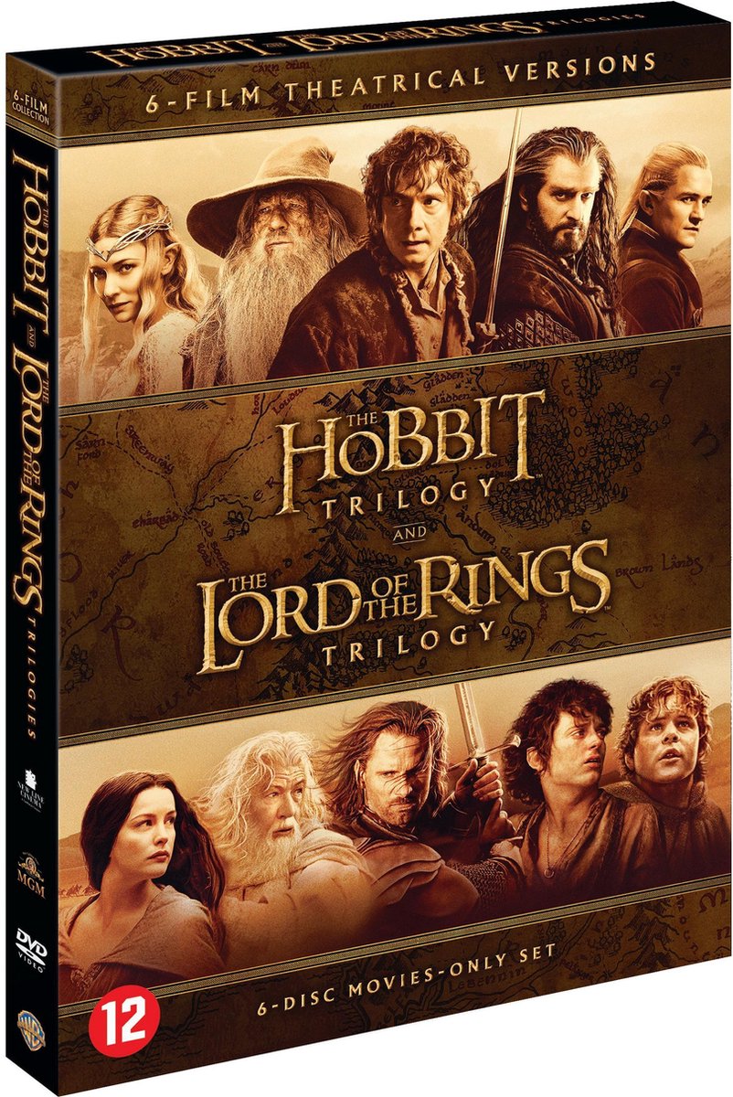 Hobbit & Lord Of The Rings Trilogy (DVD) (Dvd), Christopher Lee | Dvd's |  bol.com