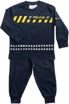 Fun2Wear Politie Pyjama schuine streep - navy - Maat 86