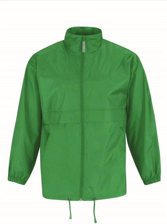 Vêtements de pluie pour hommes - Veste coupe-vent / imperméable Sirocco dans l'herbe verte - adultes L (52) vert herbe