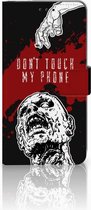 Geschikt voor Samsung Galaxy A7 (2018) Bookcase Hoesje Design Zombie Blood