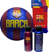 FC Barcelona Set - Bal Barca - Sjaal - Drinkbus Spelers - 3 Stuks