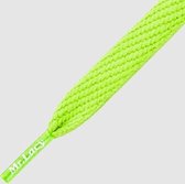 10 mm x 110 cm Flat Neon Green - M. Lacy Junior Toddler Sneaker Shoelaces