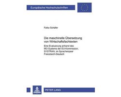 Die maschinelle Übersetzung von Wirtschaftsfachtexten