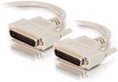 C2G 3m DB25 M/M Cable printerkabel Beige
