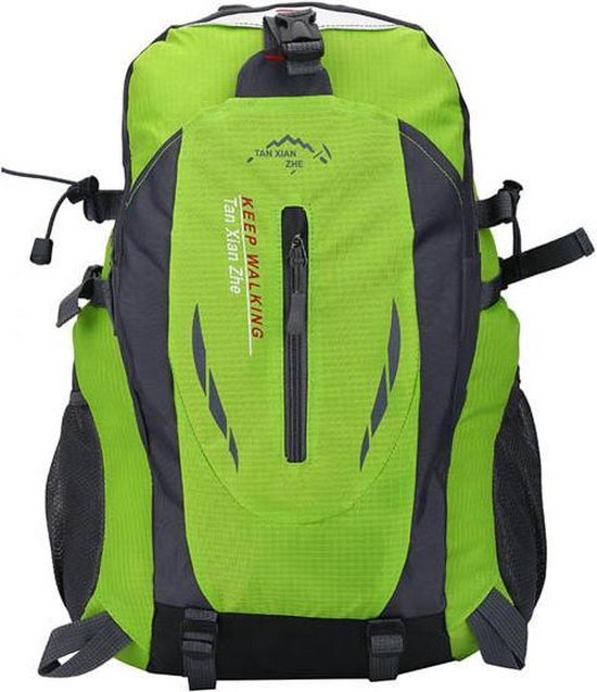 Compacte Wandelrugzak/Wandeltas Backpack voor Dames en Heren - Alternatief North Face - Lovnix TanXian Bag106 | Zwart
