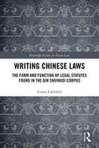 Routledge Studies in Asian Law - Writing Chinese Laws