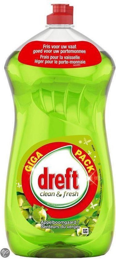 Dreft Clean & Fresh Appelboomgaard - 1250ml - Afwasmiddel
