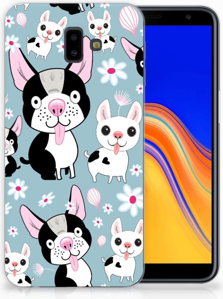 Samsung Galaxy J6 Plus (2018) TPU Hoesje Hondjes