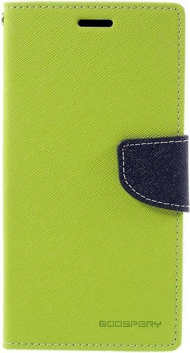 Mercury Fancy Diary Wallet Case - Samsung Galaxy S7 Edge - Groen/Blauw