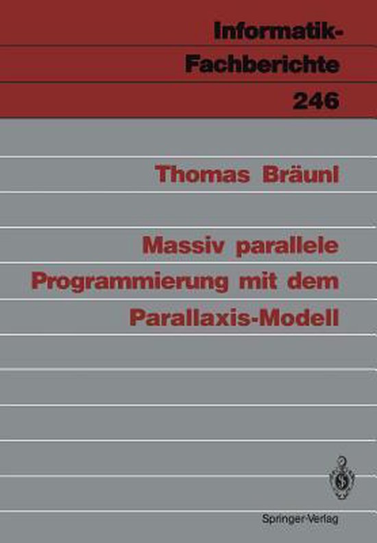 Massiv Parallele Programmierung Mit Dem Parallaxis-Modell - cover