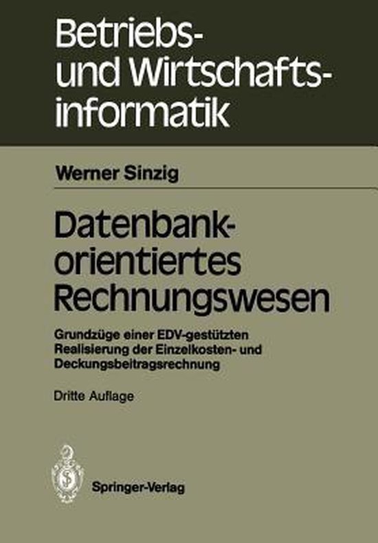 Datenbankorientiertes Rechnungswesen - cover