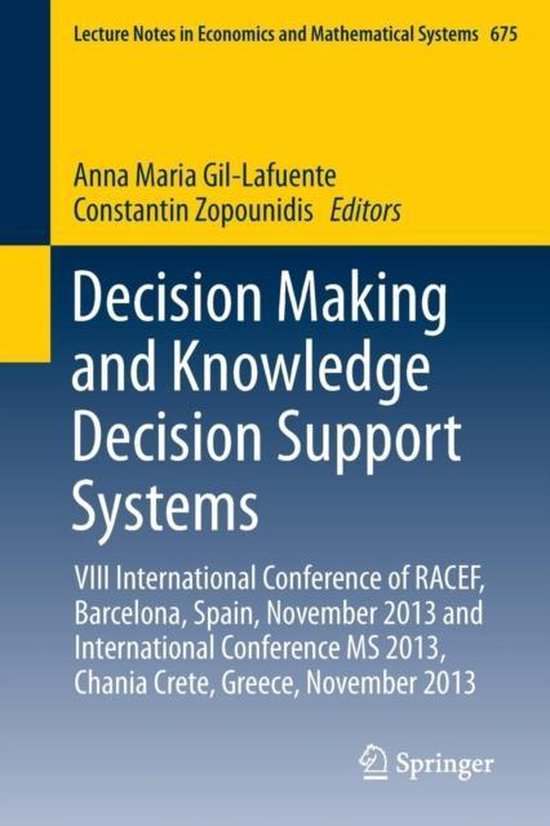 Decision Making and Knowledge Decision Support Systems - cover