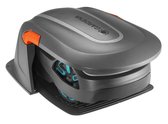 GARDENA - Dévidoir automatique mural RollUp M 20 m (Bleu turquoise)