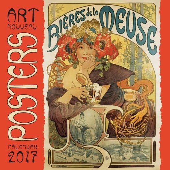 Art Nouveau Posters Wall Calendar 2017 9781783617456 Boeken